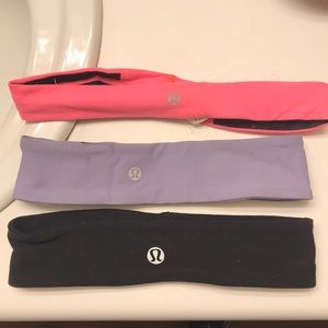 Lululemon headband set
